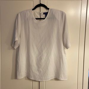 White blouse shell